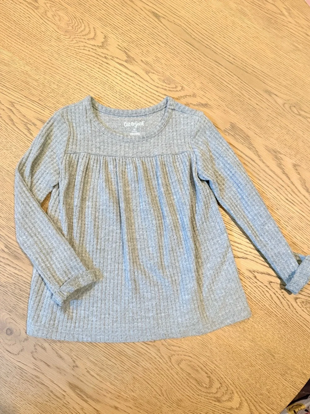 Perfect Long Sleeve Waffle Knit top